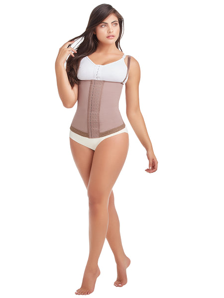 Fajas Delié 09006 | Faja Abdominal Strapless con Gancho