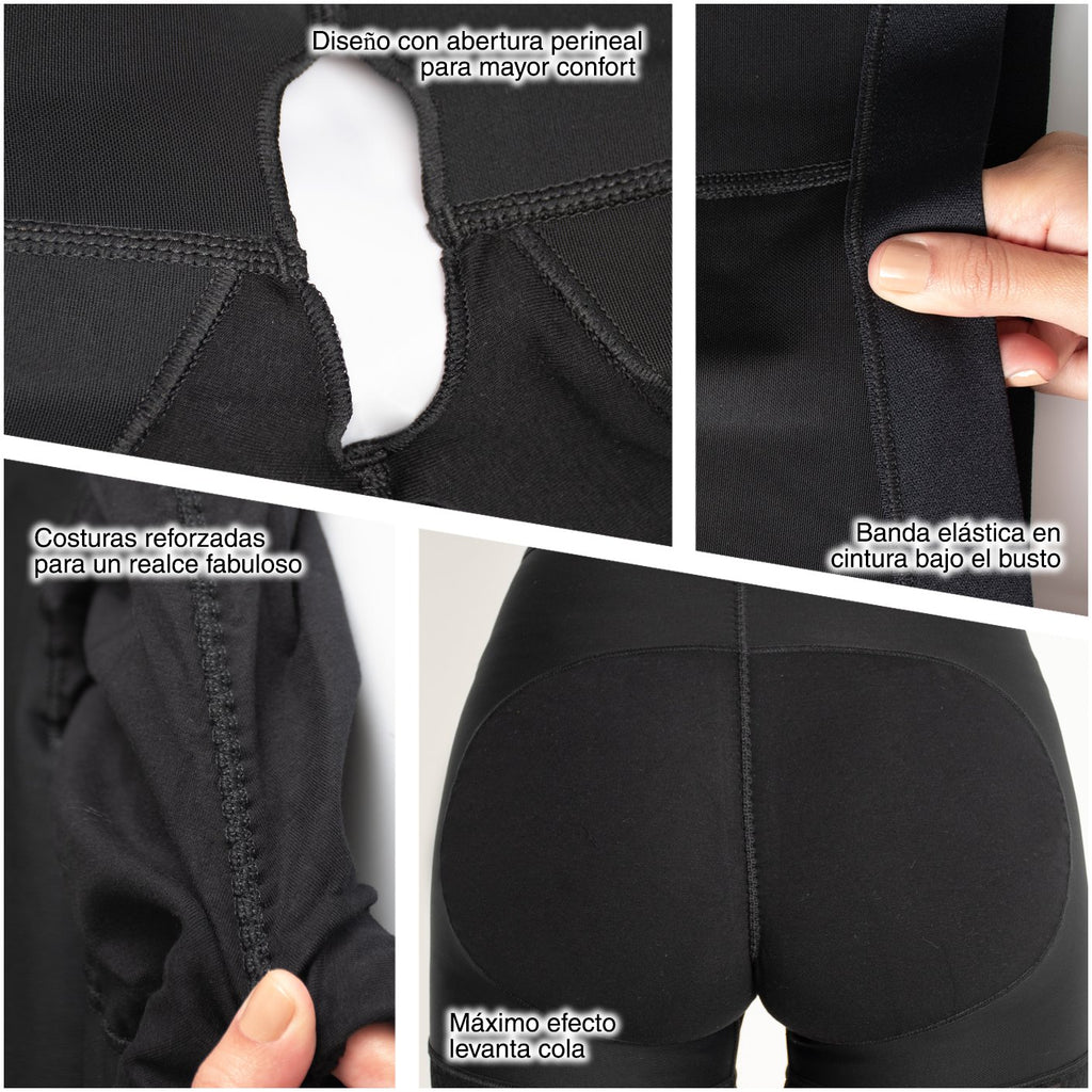Pantalones cortos Fajas Colombianas Calzones Levanta Cola Pompis de cintura  alta para mujer